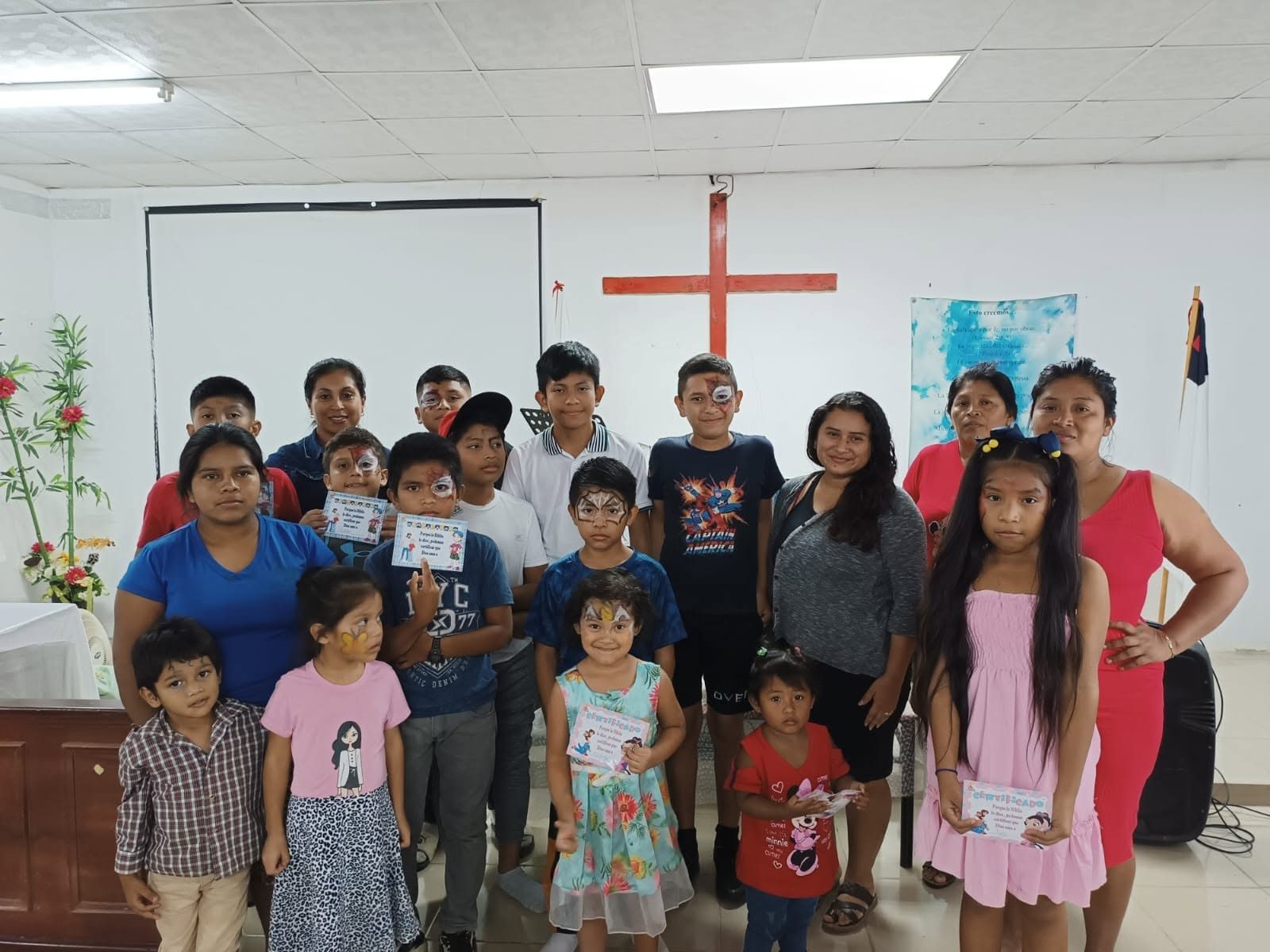 Los niños de la iglesia